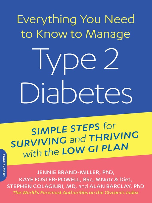Title details for Everything You Need to Know to Manage Type 2 Diabetes by Dr. Jennie Brand-Miller - Available